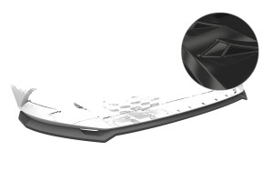 Cup Spoilerzwaard | geschikt voor Skoda | Fabia 18-21 5d hat. / Fabia Combi 18-21 5d sta. | type NJ | facelift | ABS-kunststof | Glanzend zwart