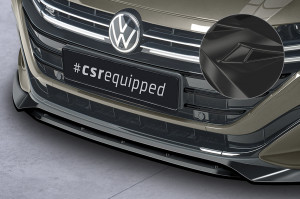 Cup Spoilerzwaard Aanzetstuk | geschikt voor Volkswagen | Arteon 20- 5d hat. / Arteon Shooting Brake 20- 5d hat. | R-Line | facelift | ABS-kunststof | Glanzend zwart