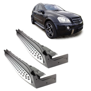 Running boards | geschikt voor Mercedes-Benz | M-Klasse ML W164 2005-2010 | Treeplanken | 01