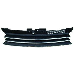 Grille zonder embleem geschikt voor VW Golf 4 97-03 zwart
