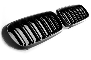 Nieren grill set | geschikt voor BMW X5 F15 en X6 F16 | M look | mat zwart