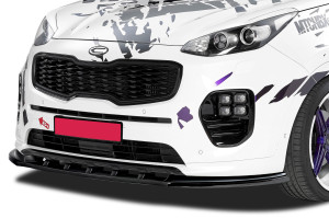 Cup Spoilerzwaard | geschikt voor Kia | Sportage 16-18 5d suv. / Sportage 18-22 5d suv. | type QL | ABS-kunststof | zwart Glanzend