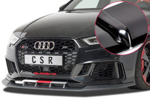 Cup Spoilerzwaard | Audi | RS3 Sportback 15-16 5d hat. / RS3 Sportback 17-20 5d hat. / RS3 Limousine 17-20 4d sed. | ABS-kunststof | zwart Glanzend