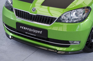 Cup Spoilerzwaard | geschikt voor Skoda | Citigo 17-20 5d hat. | ABS-kunststof | zwart Glanzend