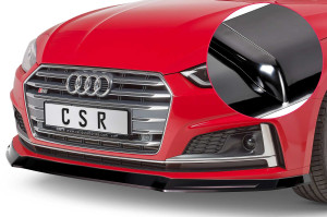 Cup Spoilerzwaard | geschikt voor Audi | A5 16-20 2d cou. / A5 17-20 2d cab. / A5 17-20 5d hat. / S5 Cabriolet 17-18 2d cab. / S5 Coupé 16-20 2d cou. / S5 Sportback 17-20 5d hat. | type F5 | S-Line / S5 | ABS-kunststof | zwart Glanzend