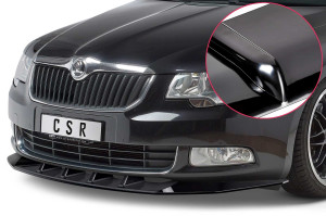 Cup Spoilerzwaard | geschikt voor Skoda | Superb 08-13 5d hat. / Superb Combi 10-13 5d sta. | brute versie | ABS-kunststof | zwart Glanzend