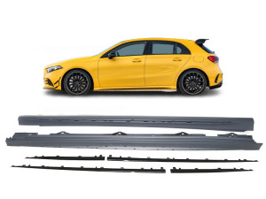 Side Skirts | Mercedes-Benz | A-klasse 18- 4d sed. V177 / A-klasse 18- 5d hat. W177 | A45 AMG-Look | 01