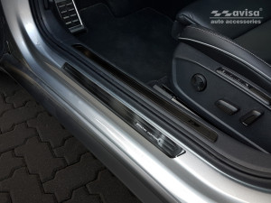 Instaplijsten | geschikt voor Volkswagen | Arteon 17- 5d hat. | chroom inscriptie | Special Edition RVS zwart Zijdeglans