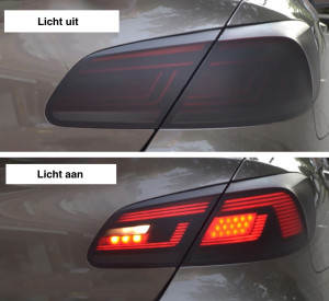 Koplamp-/achterlicht folie - Mat Zwart - 1000x30 cm