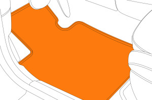 Automatten | Smart ForFour 2004-2006 | Naaldvilt