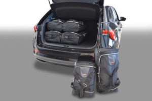 Reistassen | Car Bags | geschikt voor Skoda | Scala 19- 5d hat. | verstelbare laadvloer hoog