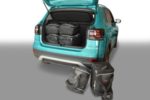 Reistassen | Car Bags | geschikt voor Volkswagen | T-Cross 18- 5d hat. | verstelbare laadvloer hoog