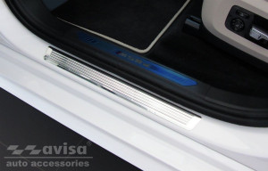 Instaplijsten | geschikt voor BMW | X7 19- 5d suv. G07 | met M-Pakket | Lines | 4-delig | RVS rvs zilver