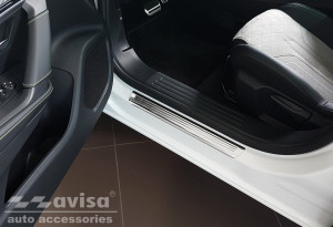 Instaplijsten | geschikt voor Peugeot | 2008 19- 5d suv. | Lines | 4-delig | RVS rvs zilver