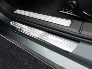 Instaplijsten | geschikt voor Volvo | S60 19- 4d sed. / V60 18- 5d sta. | Lines | 4-delig | RVS rvs zilver
