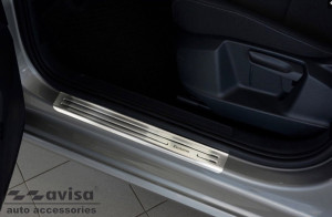 Instaplijsten | geschikt voor Volkswagen | Golf Sportsvan 14-18 5d mpv. / Golf Sportsvan 18-19 5d mpv. | EXCLUSIVE | 4-delig | RVS rvs zilver