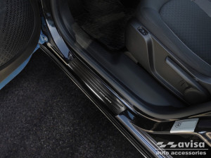 Instaplijsten | Smart | forfour 14-20 5d hat. / forfour 20- 5d hat. | SPECIAL EDITION | 4-delig | RVS zwart