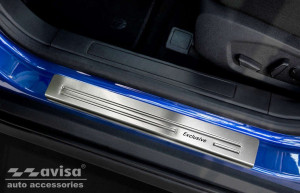 Instaplijsten | geschikt voor Ford | Mondeo 14-19 4d sed. / Mondeo Wagon 14-19 5d sta. | EXCLUSIVE | 4-delig | RVS rvs zilver
