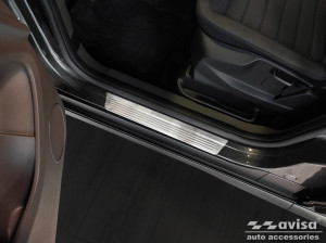 Instaplijsten | Ford | Transit Connect 13-18 4d bes. / Transit Connect 18- 4d bes. | Lines | 2-delig | RVS rvs zilver