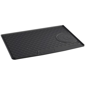 Rubber kofferbakmat | geschikt voor Opel | Astra 15-19 5d hat. / Astra 19- 5d hat. | type K | hoge laadvloer | zwart | Gledring