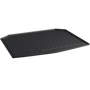 Rubber kofferbakmat | geschikt voor Skoda | Karoq 18- 5d suv. | 2WD / 4WD | lage variabele laadvloer | zwart | Gledring