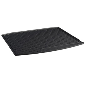 Rubber kofferbakmat | geschikt voor Skoda | Kodiaq 17- 5d suv. | 5-zits | lage laadvloer zonder reservewiel | zwart | Gledring
