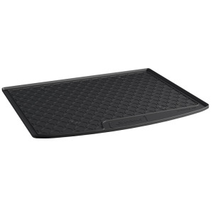 Rubber kofferbakmat | geschikt voor Volvo | V40 18-20 5d hat. | D2 / D3 / D4 Euro6 | hoge laadvloer | zwart | Gledring