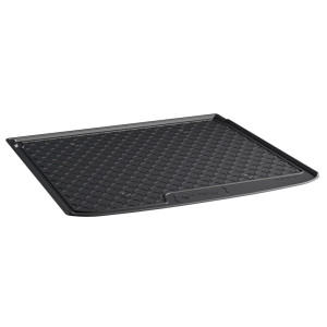 Rubber kofferbakmat | Skoda | Enyaq iV 21- 5d suv. | hoge laadvloer | zwart | Gledring