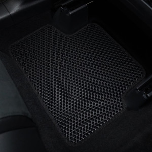 Automatten | Audi | Q7 15-19 5d suv | EVA Rubber | op maat gemaakt | zwart/zwart