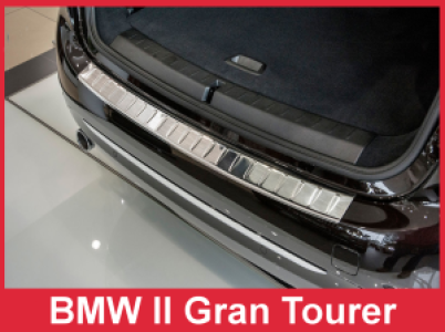 Achterbumperbeschermer | BMW 2-serie Grand Tourer 2015- | profiled/ribs