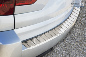 Achterbumperbeschermer | geschikt voor BMW X3 E83 2006-2010 | RVS zilver