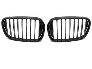 Nieren | Grillen set | geschikt voor BMW | 7-serie 2015-2019 4d sedan | G11 / G12 | Sport-Look | glanzend zwart | 01