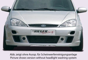 Rieger voorbumper | Focus 1: 11.01- - 3-drs., 5-drs. | stuk ongespoten abs | Rieger Tuning