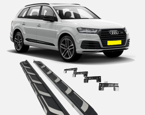 Running boards | Side steps (set) Audi Q7 2015 - | Treeplanken voor Audi Q7