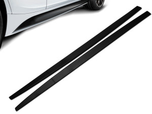 Side Skirts | geschikt voor BMW | 1-serie 12-19 3d hat. F21 (LCI) / 2-serie Cabrio 15- 2d cab. F23 (LCI) / 2-serie Coupé 14- 2d cou. F22 (LCI) | Add-on side blades | M-Performance Look | 01