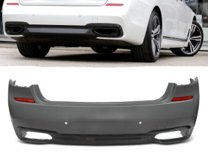 Achterbumper | geschikt voor BMW | 7-serie 15-19 4d sed. G11 / 7-serie 19- 4d sed. G11 | ook G12 | M-Pakket | DEO | m PDC | 01