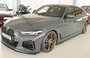 Frontspoiler | geschikt voor BMW | G26 4 Series | I4 | I4M | Rieger Tuning | Ongespoten
