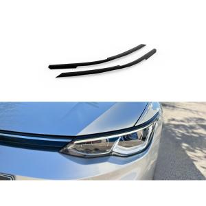 Koplampspoilers passend voor Volkswagen Golf VIII 2020-2024 (ABS)