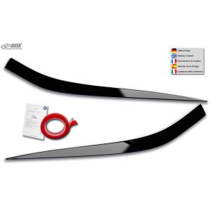 Koplampspoilers passend voor Kia XCeed (CD) 2019- (ABS Glanzend Zwart)