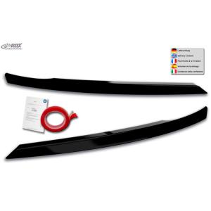 Koplampspoilers passend voor Seat Ateca & Cupra Ateca 2016-2021 (ABS Glanzend Zwart)