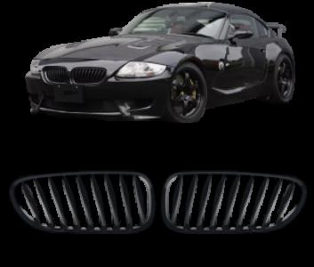 Grillen set | Nieren | geschikt voor BMW Z4 | E85 | 2003-2009 | Glanzend zwart