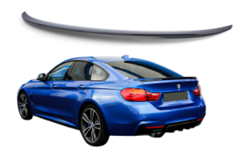 Achterspoiler | geschikt voor BMW | 4-serie Gran Coupé 14-17 5d hat. F36 / 4-serie Gran Coupé 17-21 5d hat. F36 LCI | Performance-Look | glanzend zwart | 01