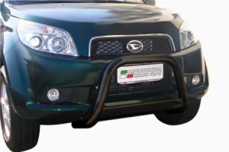Pushbar | geschikt voor Daihatsu | Terios 00-06 5d suv. / Terios 97-00 5d suv. | zwart Medium Bar RVS
