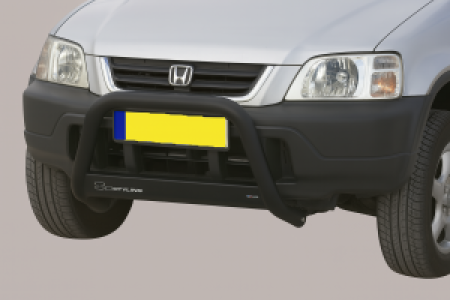Pushbar | Honda | HR-V 01-03 3d suv. / HR-V 01-06 5d suv. / HR-V 99-01 3d suv. / HR-V 99-01 5d suv. | RVS zwart Medium Bar