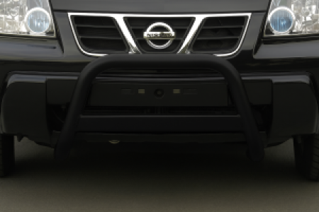 Pushbar | geschikt voor Nissan | X-Trail 01-03 5d suv. | zwart Medium Bar RVS
