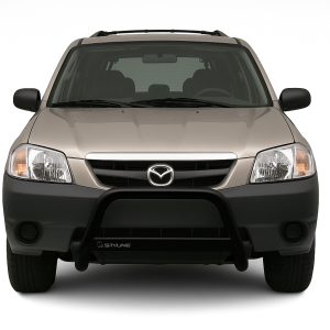 Pushbar | geschikt voor Mazda | Tribute 01-04 5d suv. | RVS zwart Medium Bar