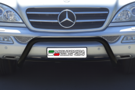 Pushbar | geschikt voor Mercedes-Benz | M-klasse 01-05 5d suv. W163 | RVS zwart Super Bar | 270/400 CDI