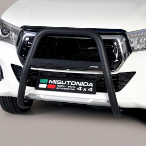Pushbar | Kia | Sorento 02-06 5d suv. | RVS zwart High Medium Bar