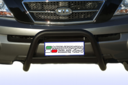 Pushbar | Kia | Sorento 02-06 5d suv. | RVS zwart Medium Bar