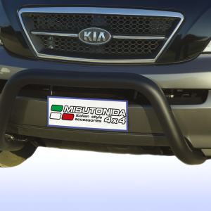 Pushbar | Kia | Sorento 02-06 5d suv. | RVS zwart Super Bar